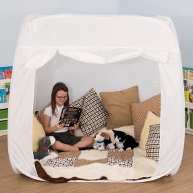 Pop-up espace sensoriel blanc