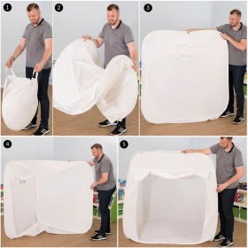 Pop-up espace sensoriel blanc