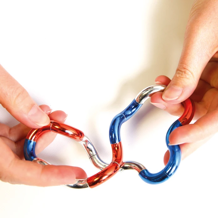 Fidget tangle - effet métal