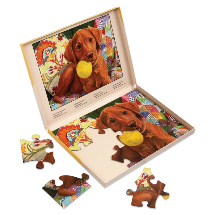 Puzzles ergonomiques - chiot - 13 pièces