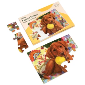 Puzzles ergonomiques - chiot - 13 pièces