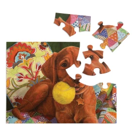 Puzzles ergonomiques - chiot - 13 pièces