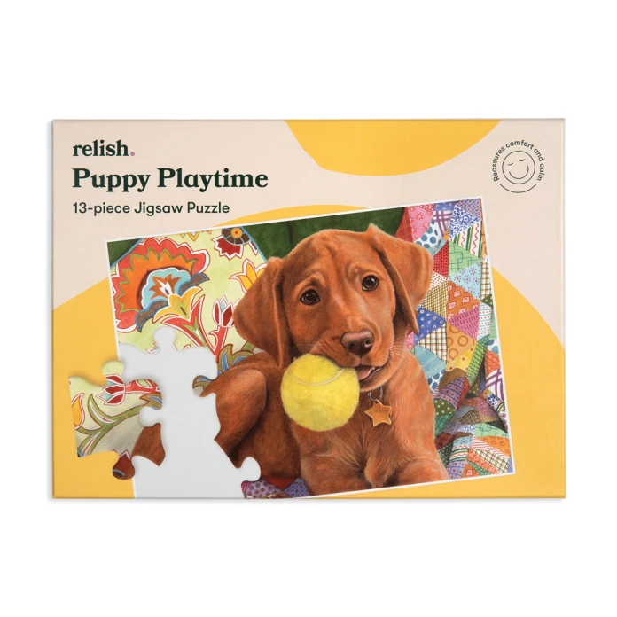 Puzzles ergonomiques - chiot - 13 pièces