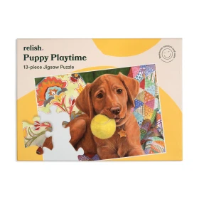 Puzzles ergonomiques - chiot - 13 pièces