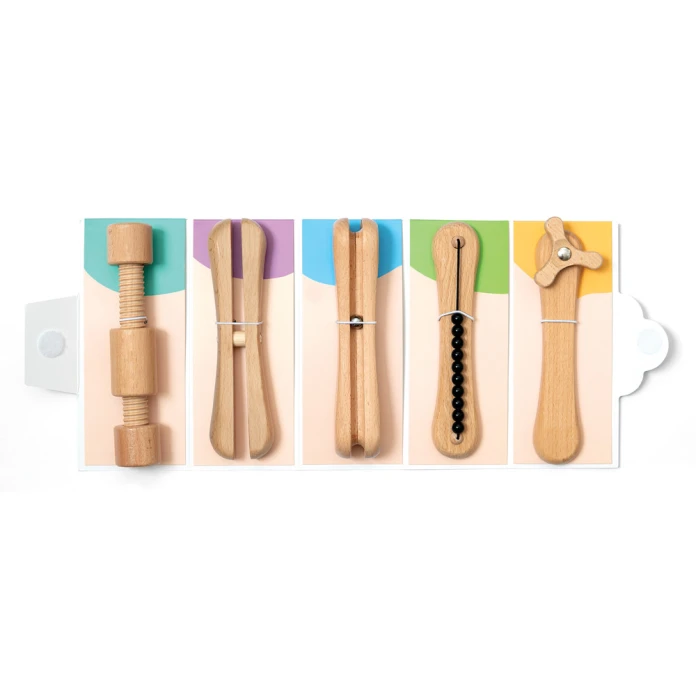 Fidgets adulte en bois par 4