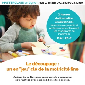 Masterclass Decoupage-motricité-fine