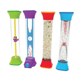 Tubes d’exploration fidget par 4