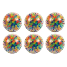 Balle à triturer multicolore par 6