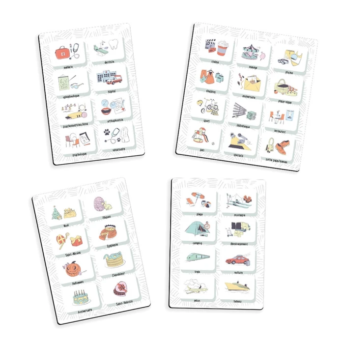 Toutes les activités (magnets soins, fêtes, voyages, sorties, activités)