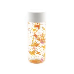 Bouteille sensorielle flamants oranges