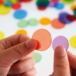 Pièces de comptage translucides x 500