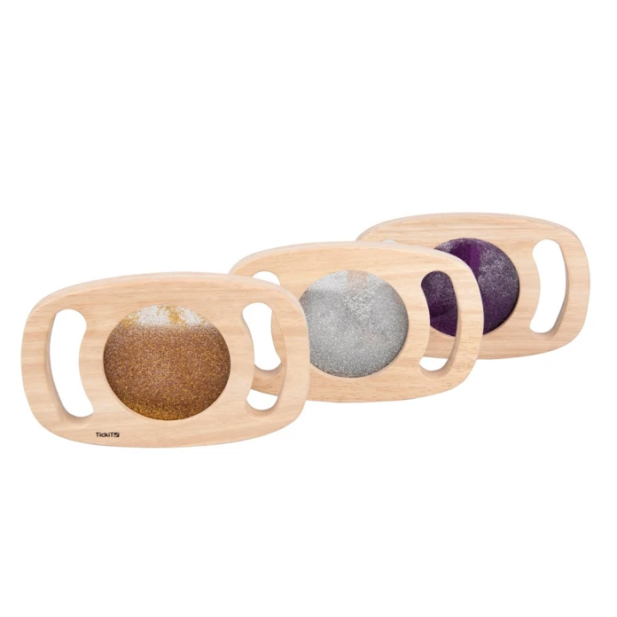 Lot de 3 panneaux à paillettes