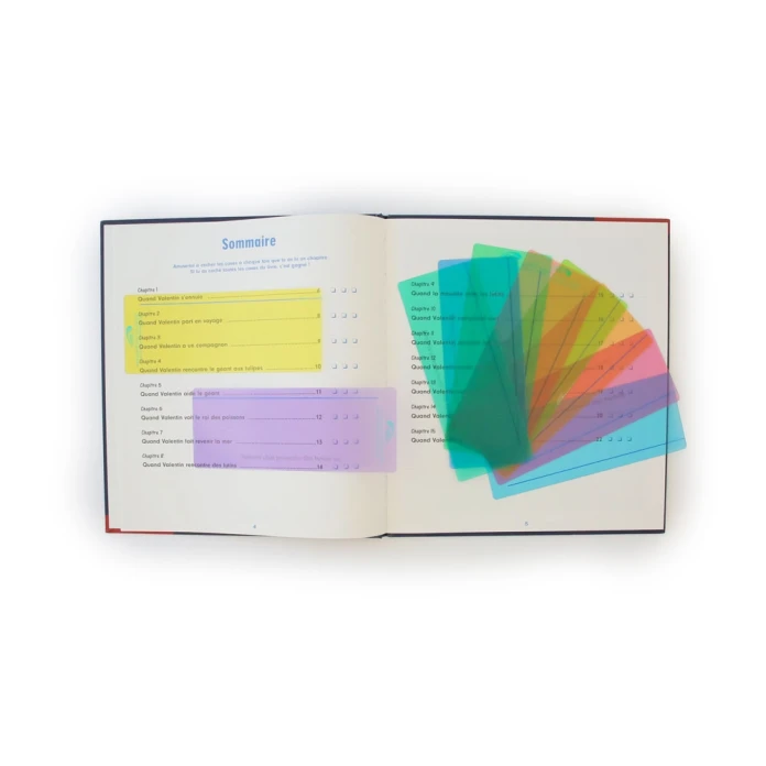 Règles de lecture colorées - souligner x 10