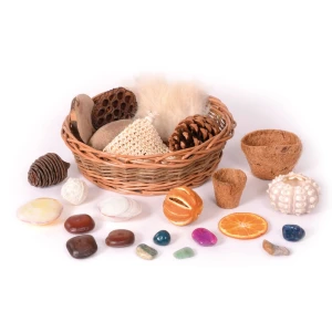 Panier des objets naturels