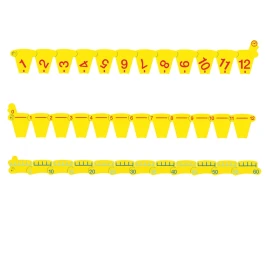 Horloge numberline 24h