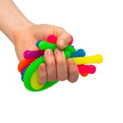 Fidget tubes néon texturés
