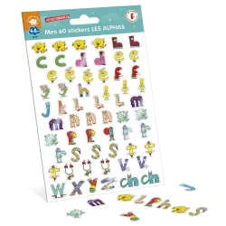 Mes 60 stickers Les Alphas