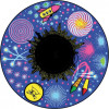 Disques thématiques projecteurs opti et aura - feux d'artifice