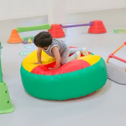 Pouf sensoriel rond