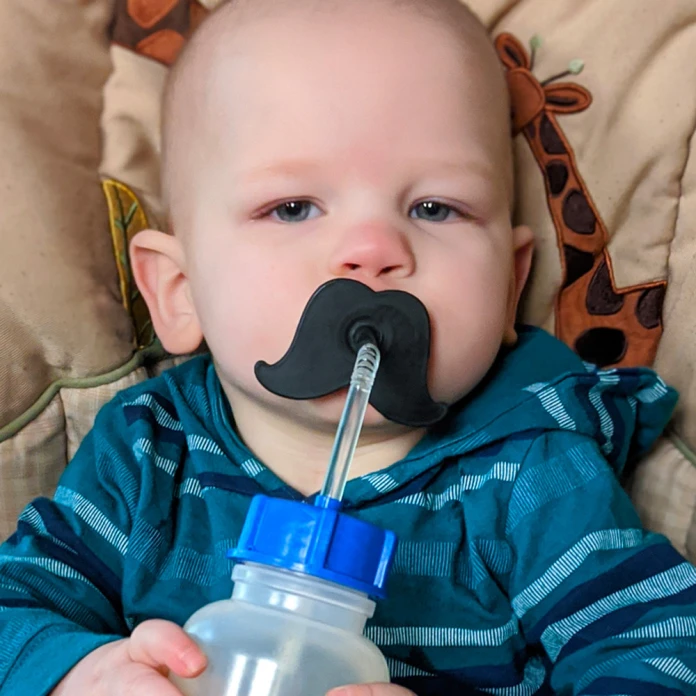 Embout paille ark - moustache x 2