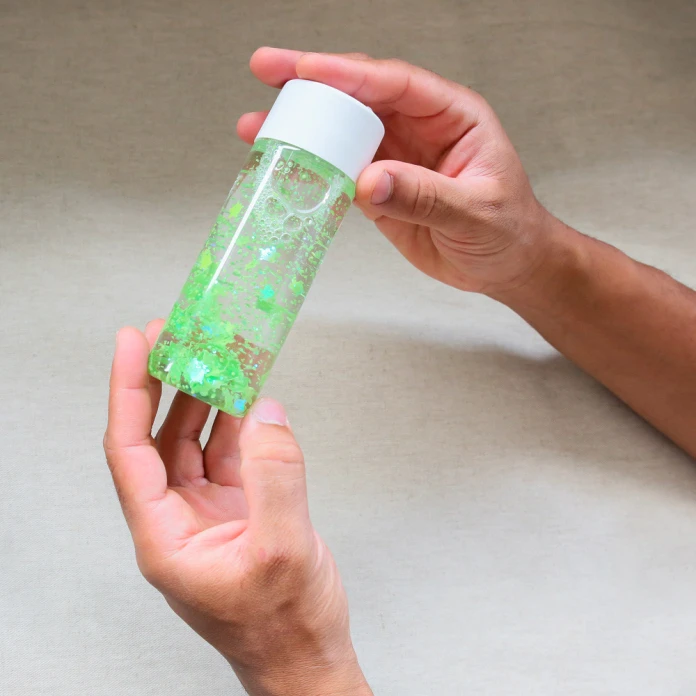Bouteille sensorielle tortue