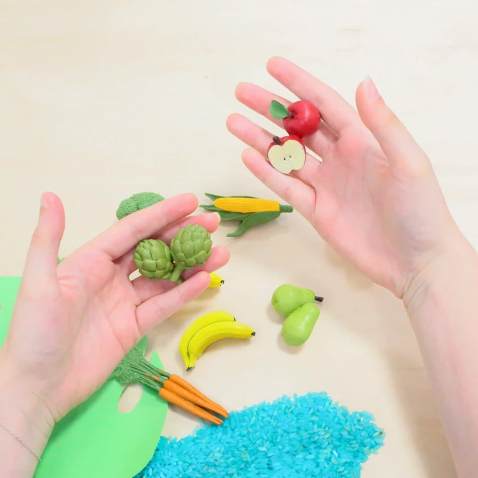Figurines fruits et legumes