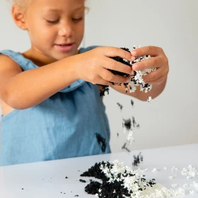 Playfoam Pluffle Twist - Noir et blanc