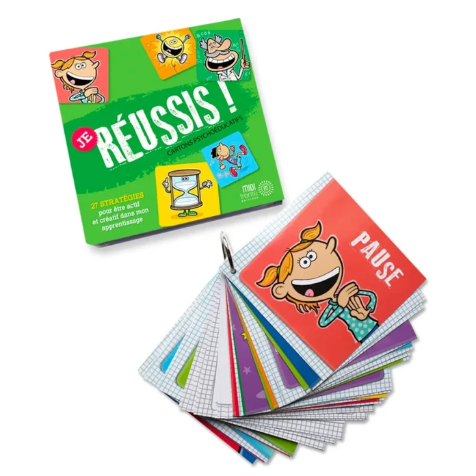 Je réussis ! Cartons psychoéducatifs