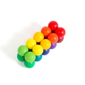 Boules jumbly arc-en-ciel