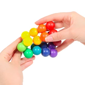 Boules jumbly arc-en-ciel