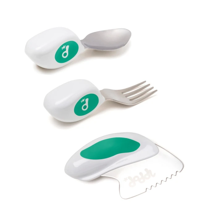 Doddl - Set de cuillère, fourchette et couteau ergonomique