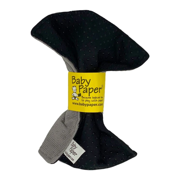 Baby Paper - Noir/Gris texturé