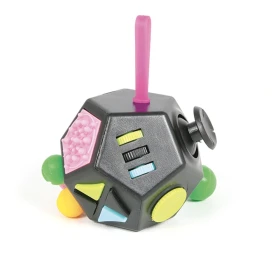 Fidget pentagone noir