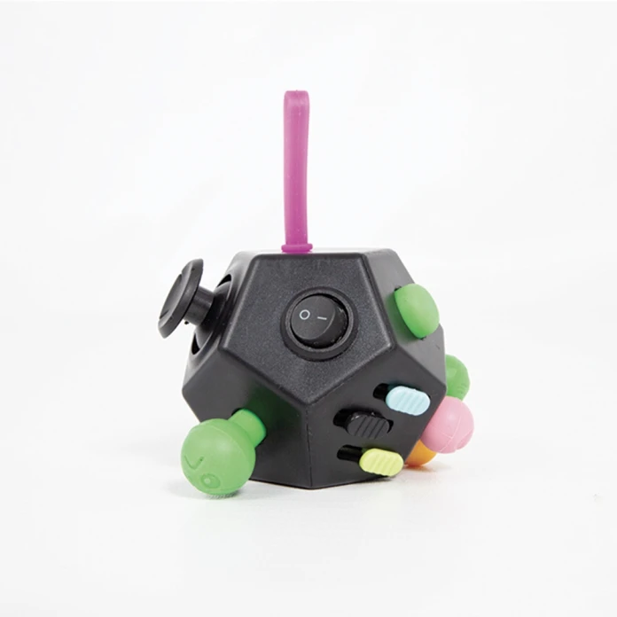 Fidget pentagone noir