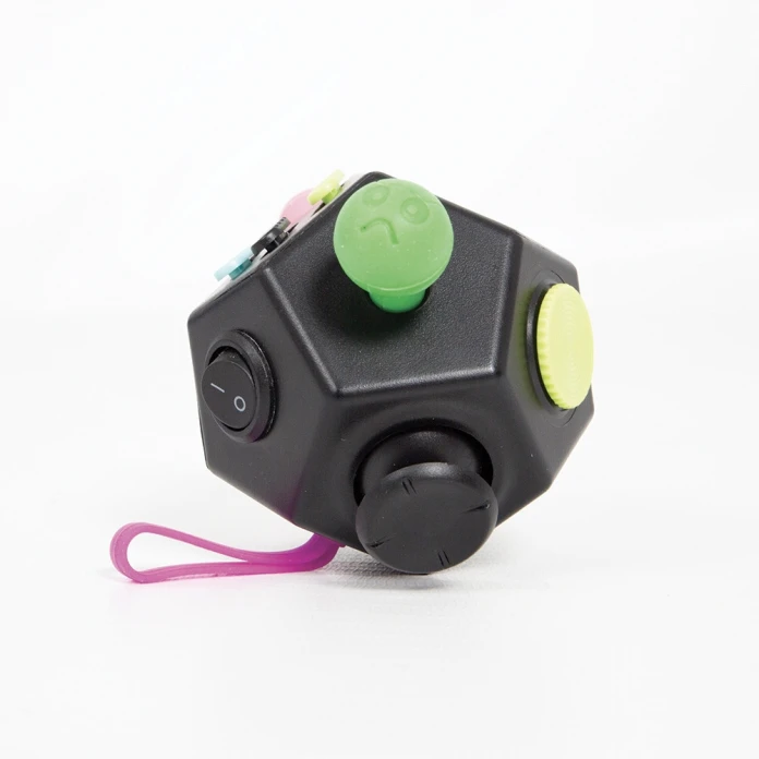 Fidget pentagone noir