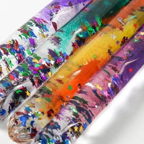 Petites baguettes kaléisdoscope par 4