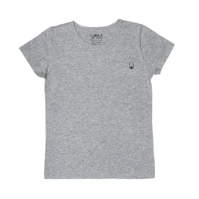 T-shirt super doux - Accent gris