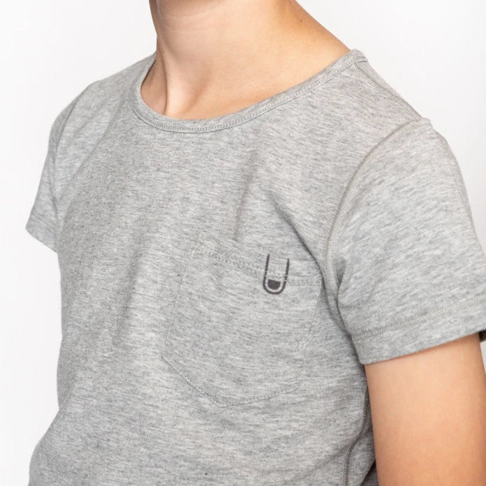 T-shirt super doux - Accent gris