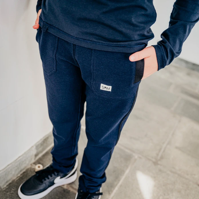 Pantalon Air Slim enfant - Bleu