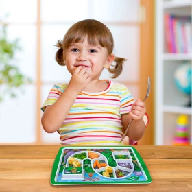 Plateau pour enfant Dinner Winner - Dinosaure