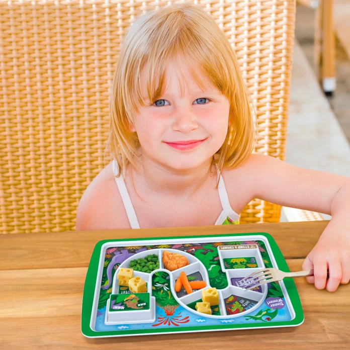 Plateau pour enfant Dinner Winner - Dinosaure