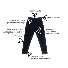 Pantalon Air Slim enfant - Bleu