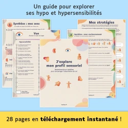 J'explore mon profil sensoriel