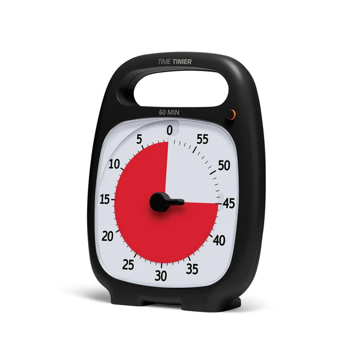 Time Timer Plus 60 min - Noir Nouveau