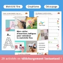Mon carnet d\'exercices ludiques pour entraîner la motricité fine