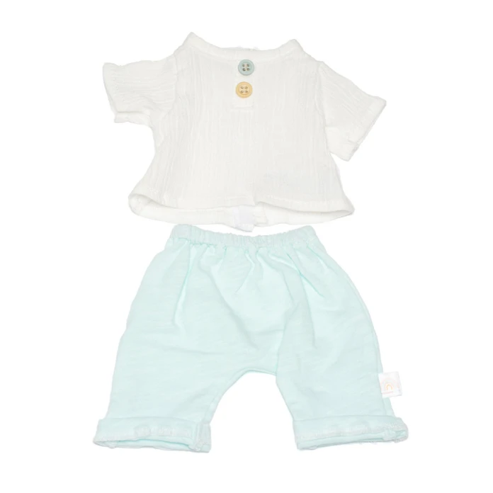 Ensemble bleu clair pour poupée inclusive