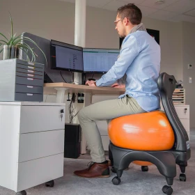 Chaise ergonomique ballon