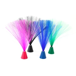 Mini lampes fibres optiques par 4