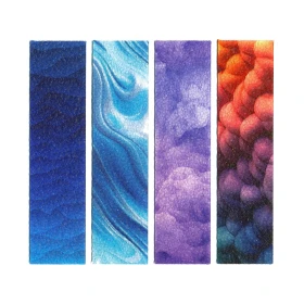 Zen Strips - Dégradé texture sable