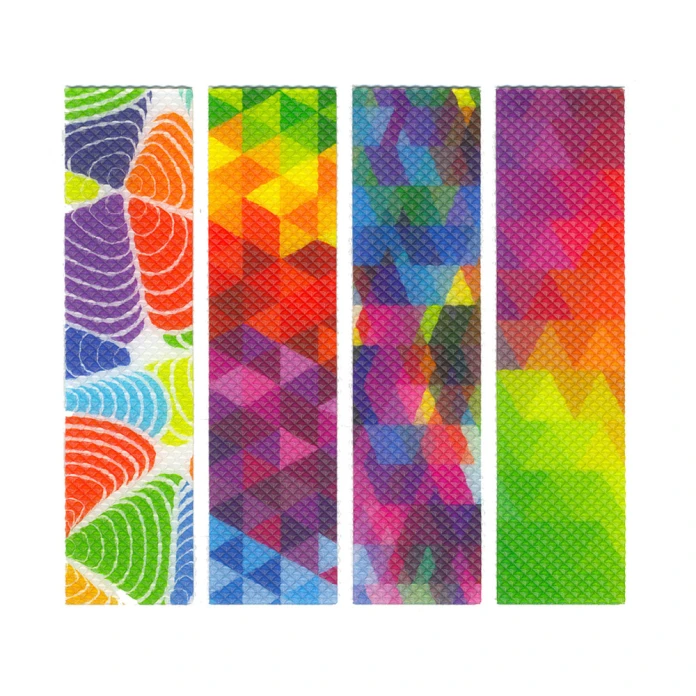 Zen Strips - Arc-en-ciel texture rugueuse
